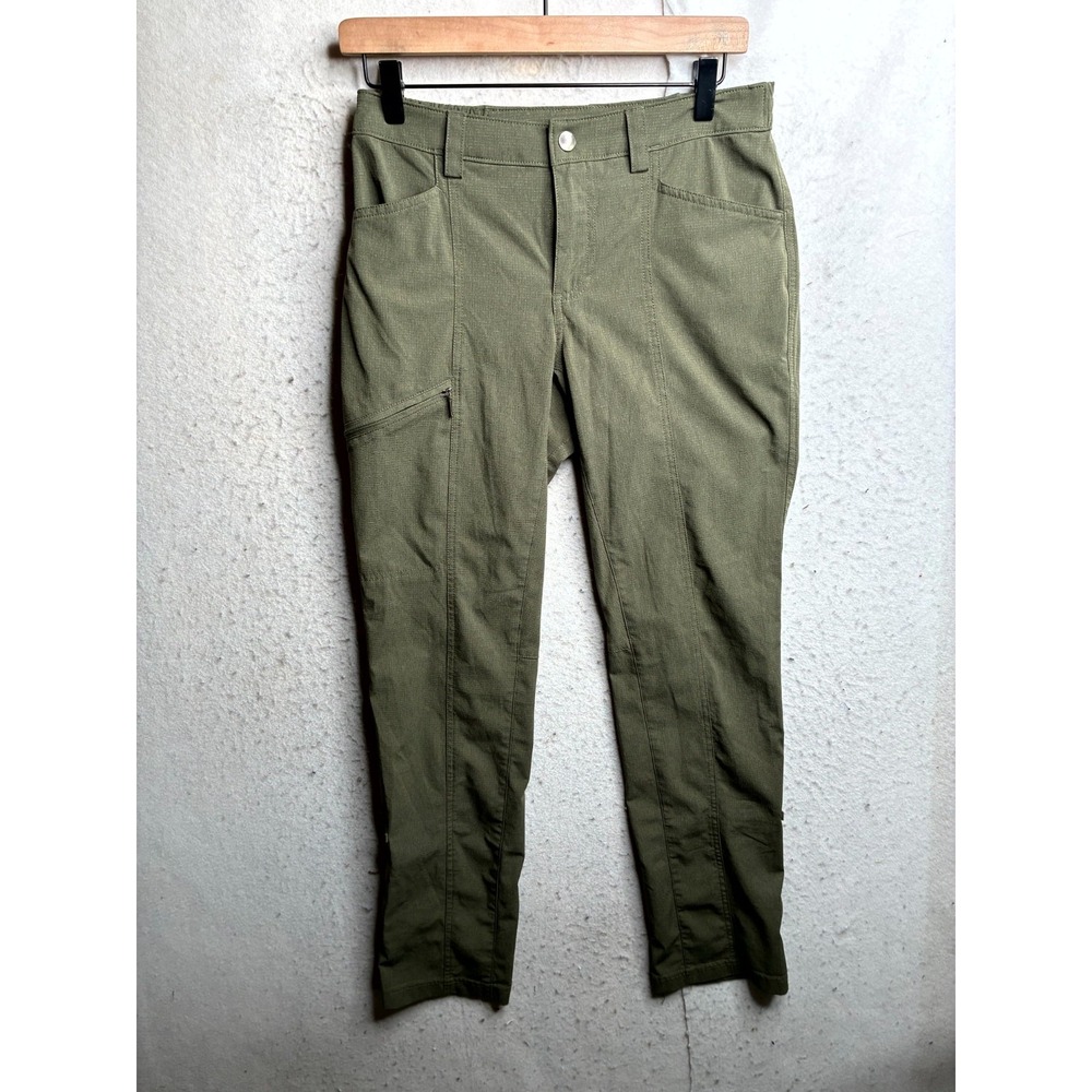 Duluth Breezeshooter Slim Leg Convertible Pants Womens 6x31 Green Cargo 56704
